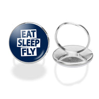 Thumbnail for Eat Sleep Fly Designed Rings
