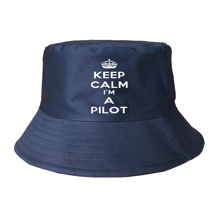 Keep Calm I'm a Pilot Designed Summer & Stylish Hats