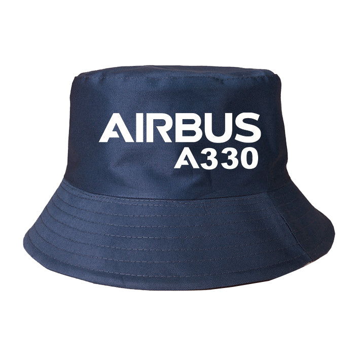 Airbus A330 & Text Designed Summer & Stylish Hats