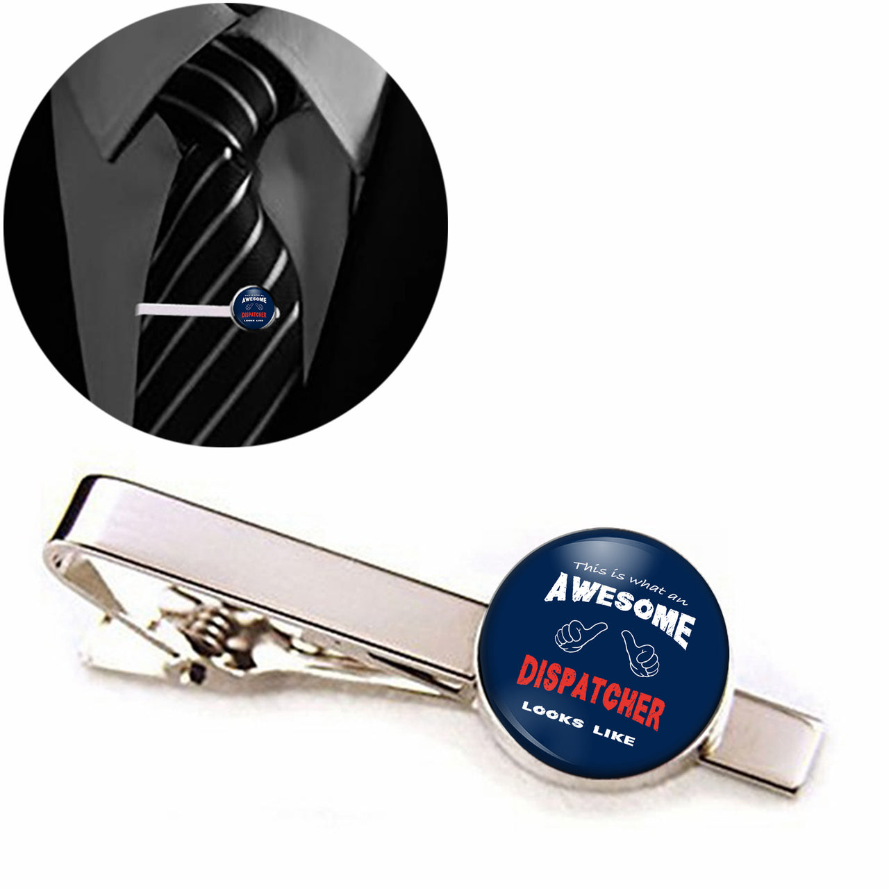 Dispatcher Designed Tie Clips