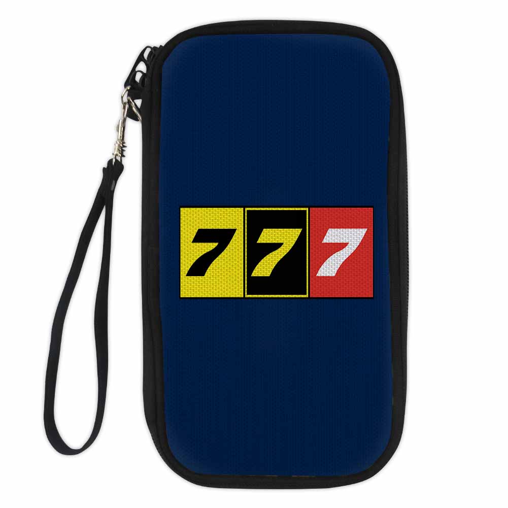 Flat Colourful 777 Designed Travel Cases & Wallets