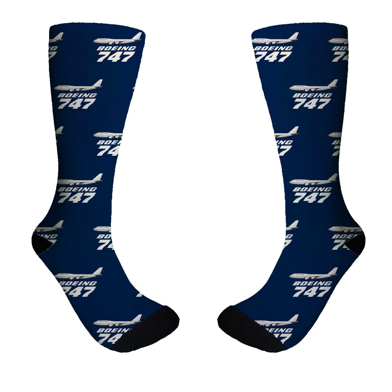 The Boeing 747 Designed Socks
