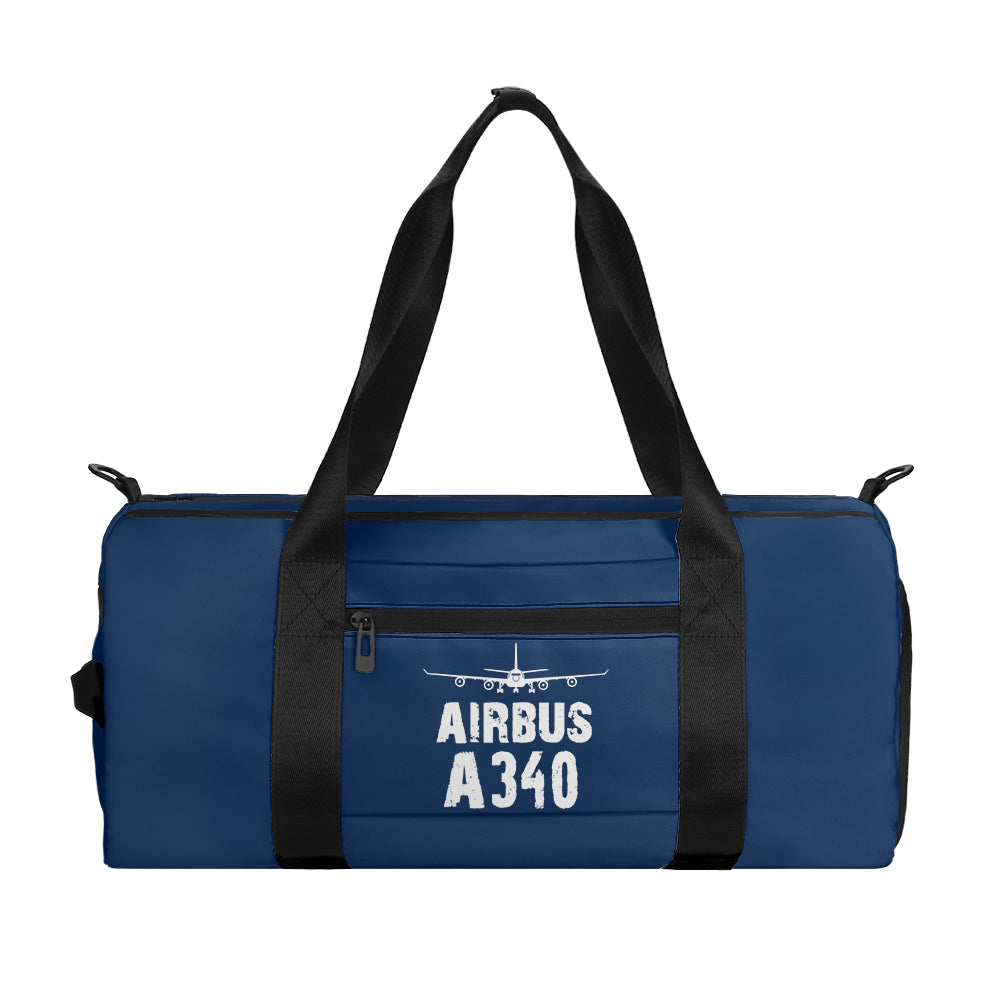 Airbus A340 & Plane Designed Sports Bag