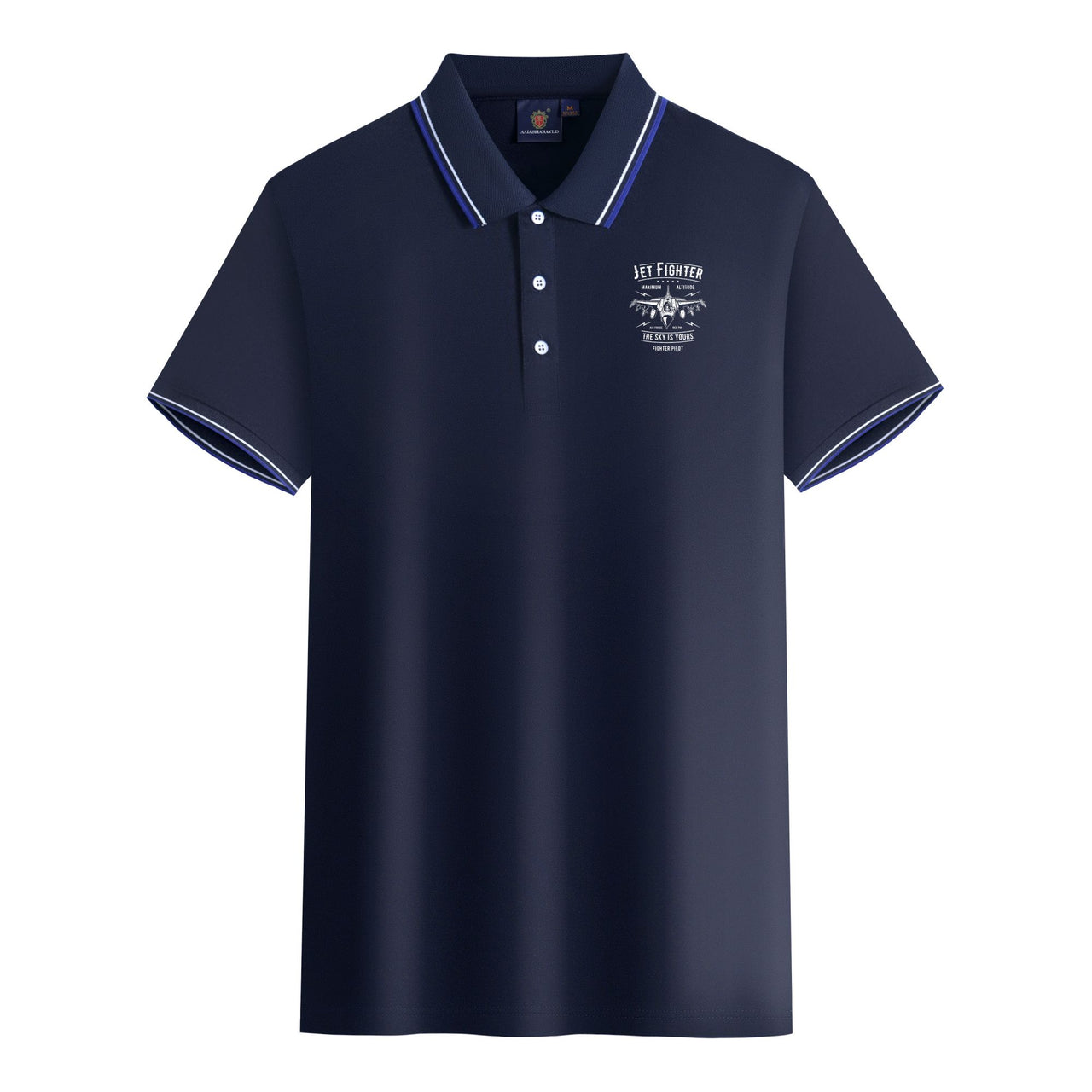 Jet Fighter - The Sky is Yours Designed Stylish Polo T-Shirts
