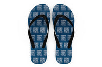 Thumbnail for Student Pilot Label Designed Slippers (Flip Flops)