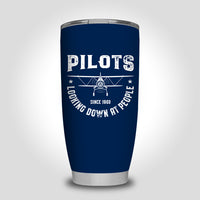 Thumbnail for Pilots Looking Down at People Since 1903 Designed Tumbler Travel Mugs