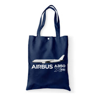 Thumbnail for The Airbus A350 WXB Designed Tote Bags