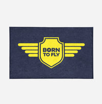 Thumbnail for Born To Fly & Badge Designed Door Mats