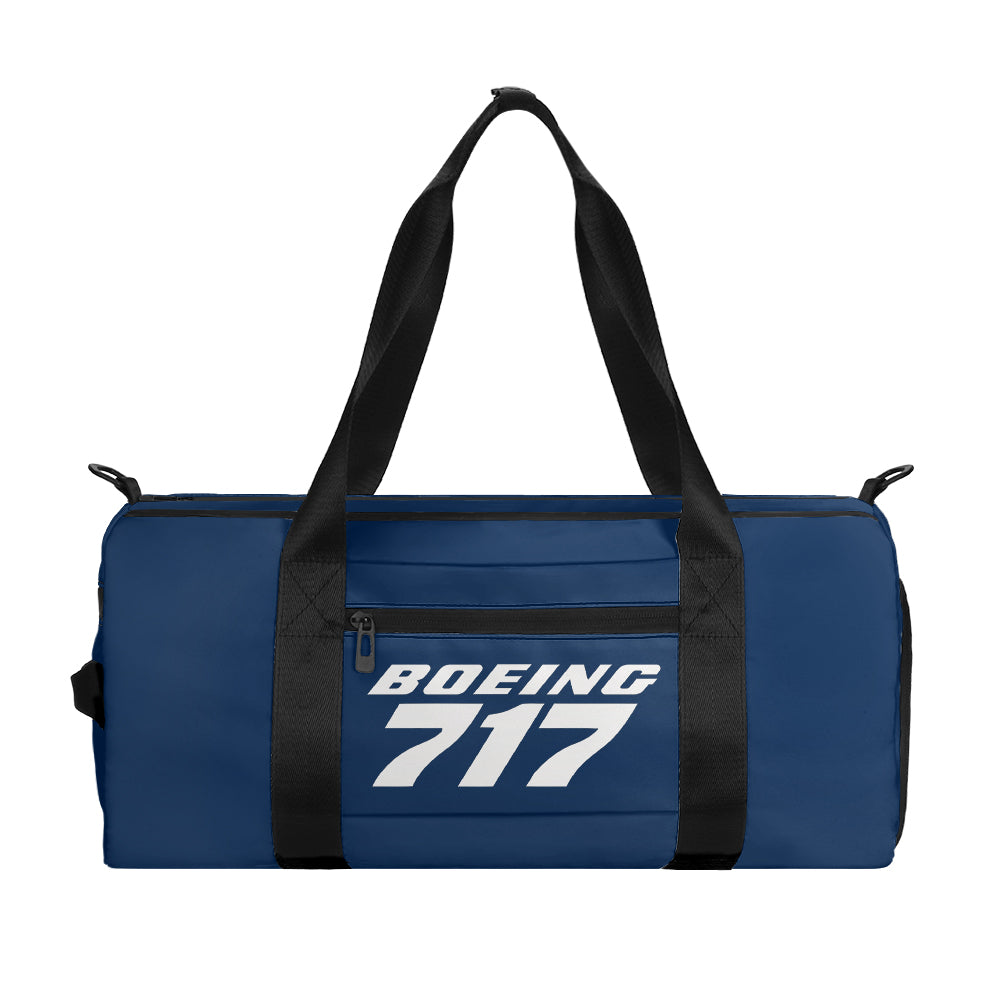 Boeing 717 & Text Designed Sports Bag
