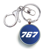Thumbnail for 767 Flat Text Designed Circle Key Chains