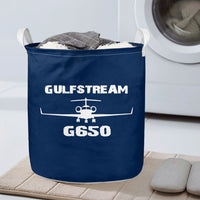 Thumbnail for Gulfstream G650 & Plane Designed Laundry Baskets