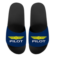 Thumbnail for Pilot & Badge Designed Sport Slippers