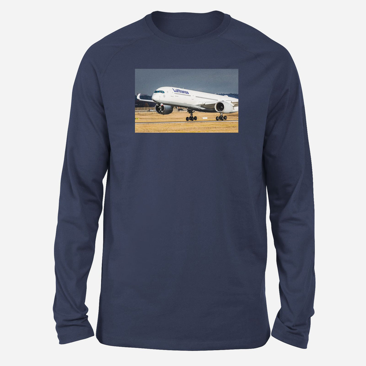 Lutfhansa A350 Designed Long-Sleeve T-Shirts