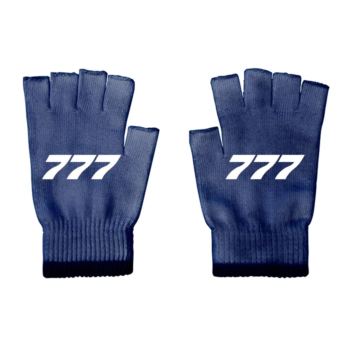 777 Flat Text Designed Cut Gloves