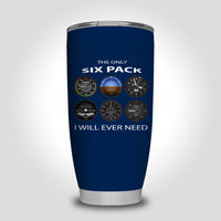 Thumbnail for The Only Six Pack I Will Ever Need Designed Tumbler Travel Mugs