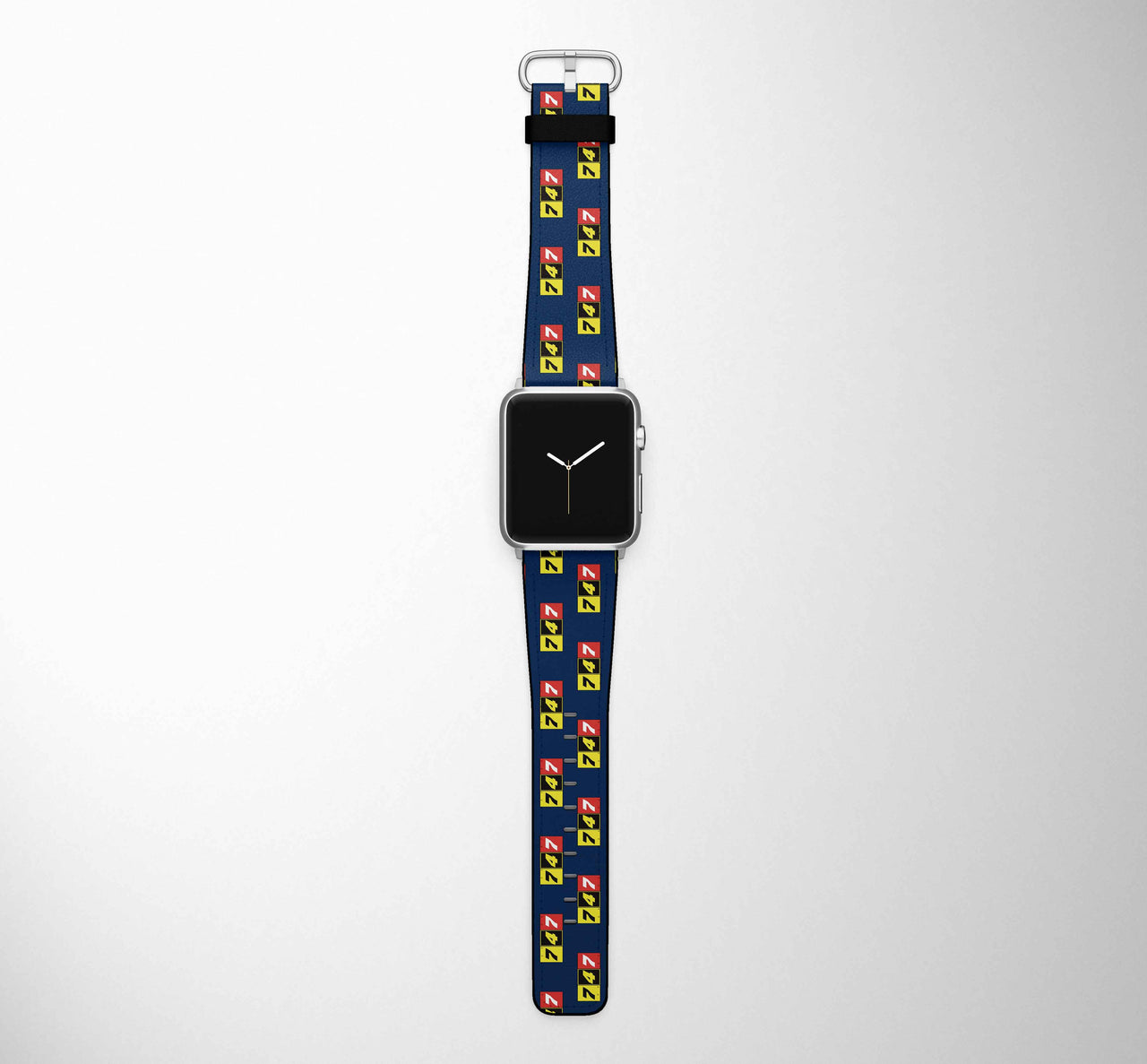 Flat Colourful 747 Designed Leather Apple Watch Straps