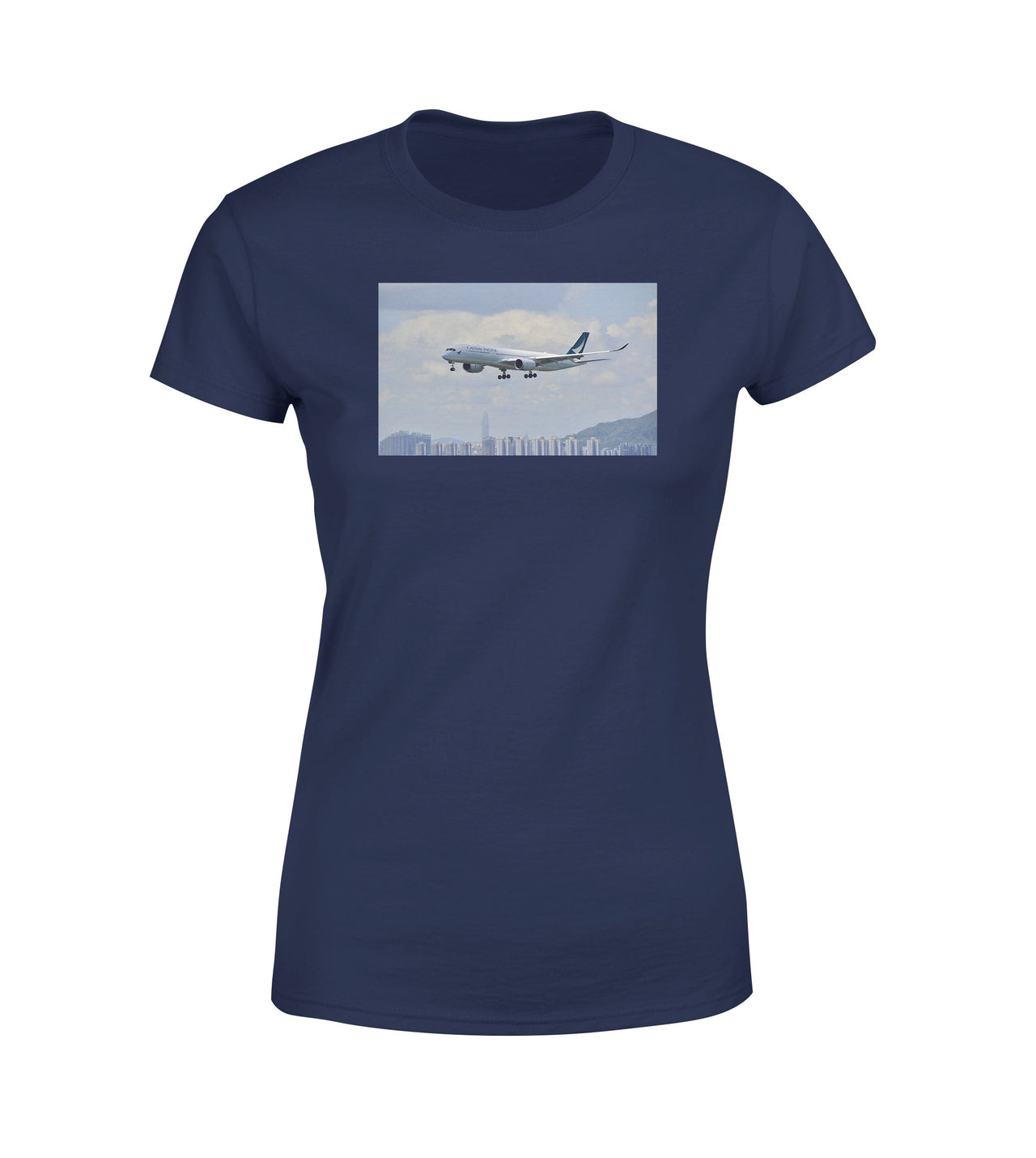Cathay Pacific Airbus A350 Designed Women T-Shirts