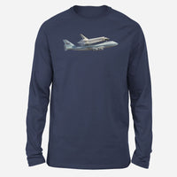 Thumbnail for Space shuttle on 747 Designed Long-Sleeve T-Shirts