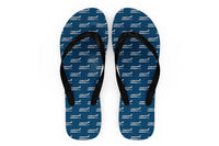 Thumbnail for The Embraer ERJ-190 Designed Slippers (Flip Flops)
