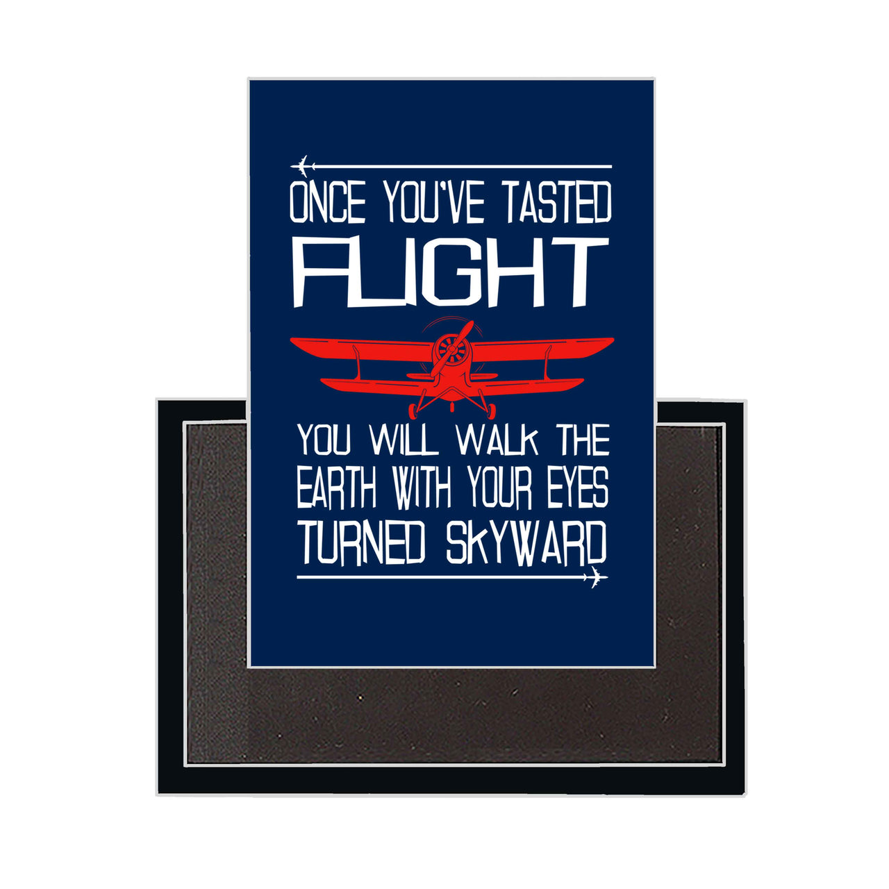 Once You've Tasted Flight Designed Magnets