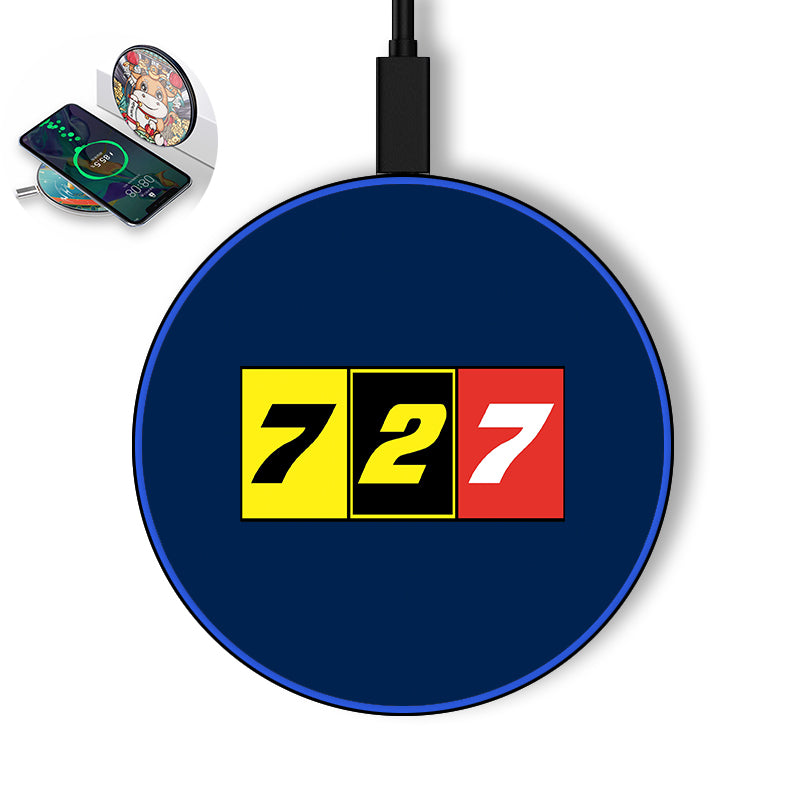 Flat Colourful 727 Designed Wireless Chargers