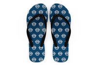 Thumbnail for Ready for Departure Designed Slippers (Flip Flops)
