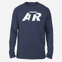Thumbnail for ATR & Text Designed Long-Sleeve T-Shirts