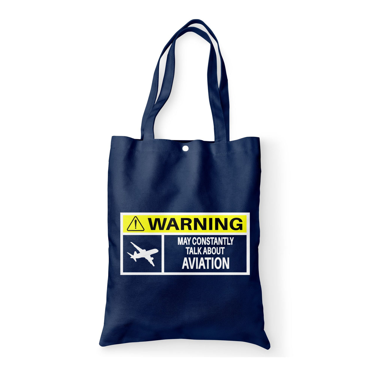Warning May Constantly Talk About Aviation Designed Tote Bags