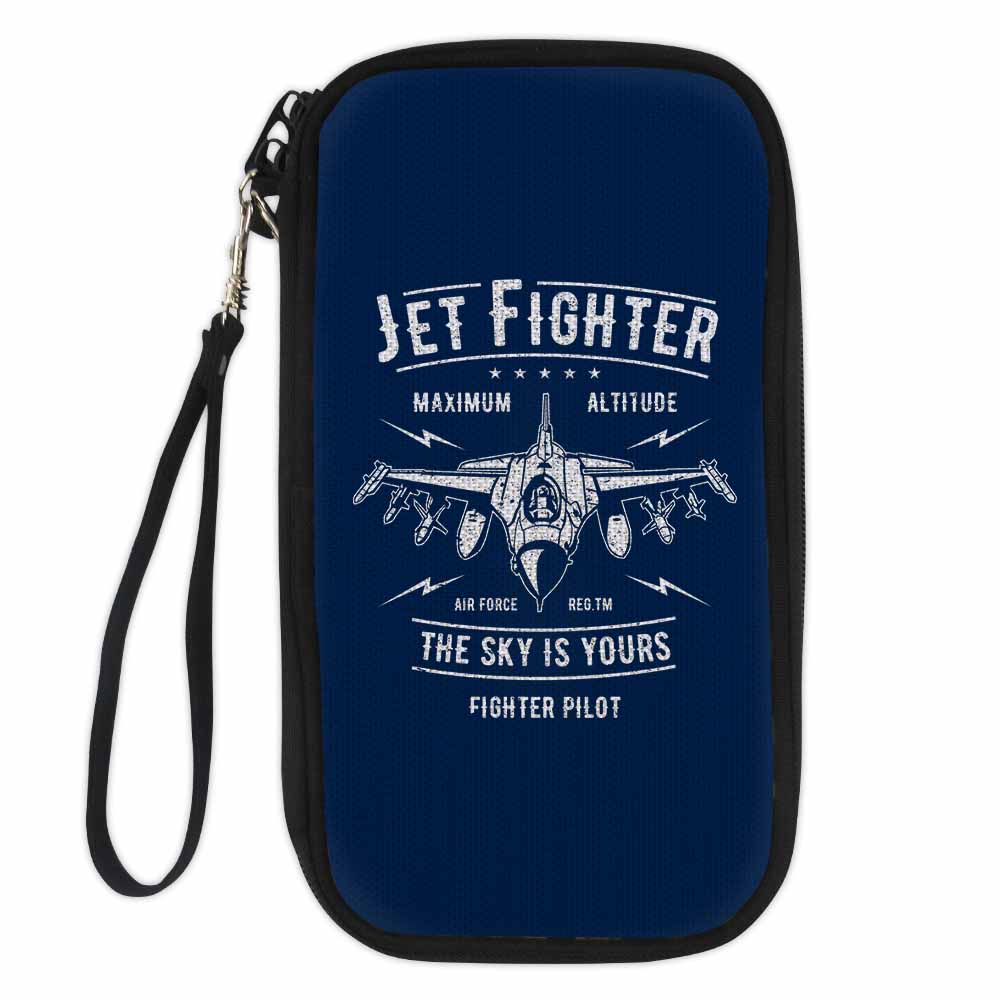 Jet Fighter - The Sky is Yours Designed Travel Cases & Wallets