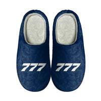 Thumbnail for 777 Flat Text Designed Cotton Slippers
