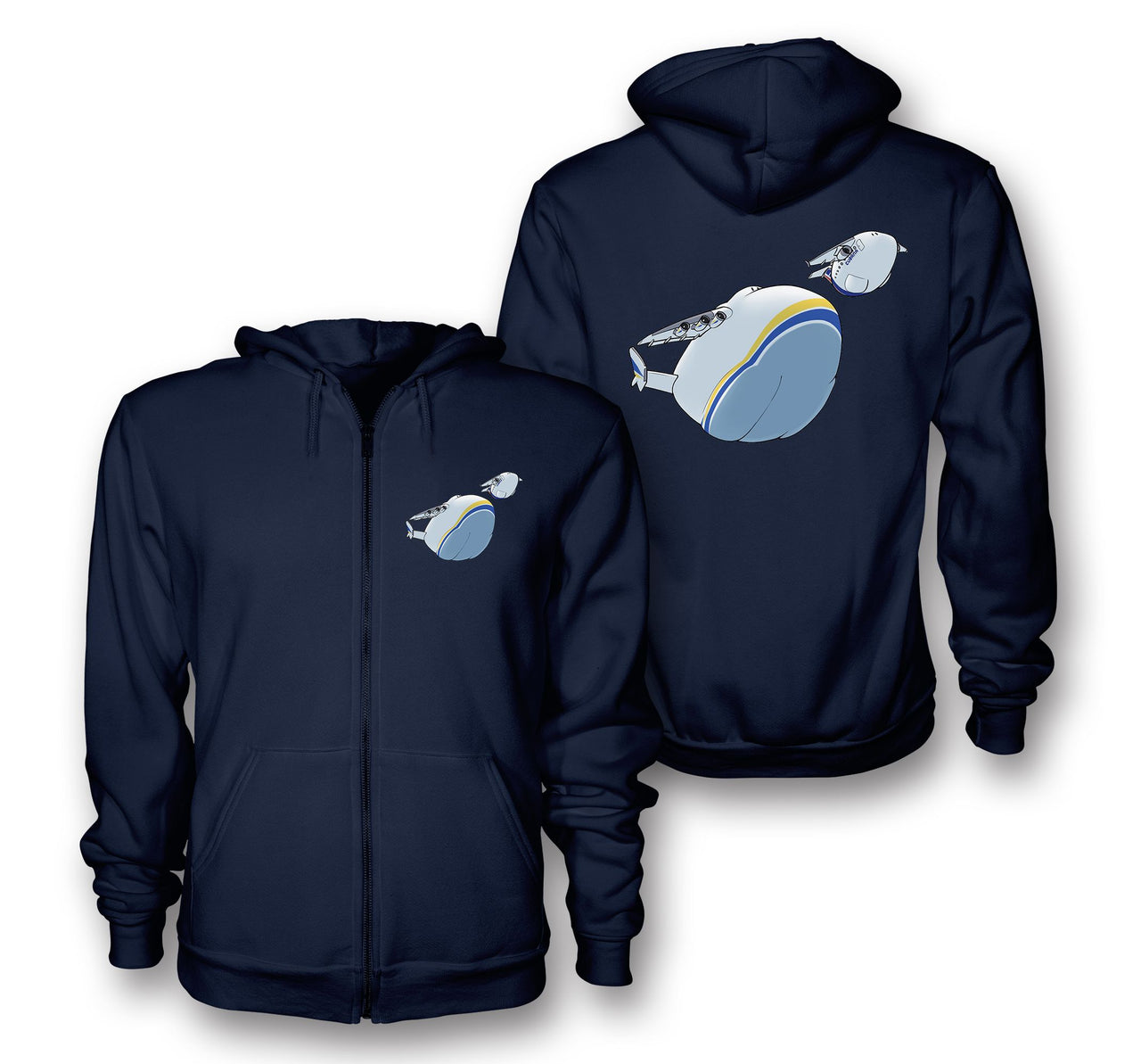 Antonov 225 and 148 Designed Zipped Hoodies