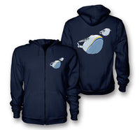Thumbnail for Antonov 225 and 148 Designed Zipped Hoodies