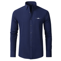 Thumbnail for Boeing 787 Silhouette Designed Long Sleeve Shirts