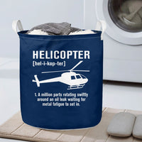 Thumbnail for Helicopter [Noun] Designed Laundry Baskets