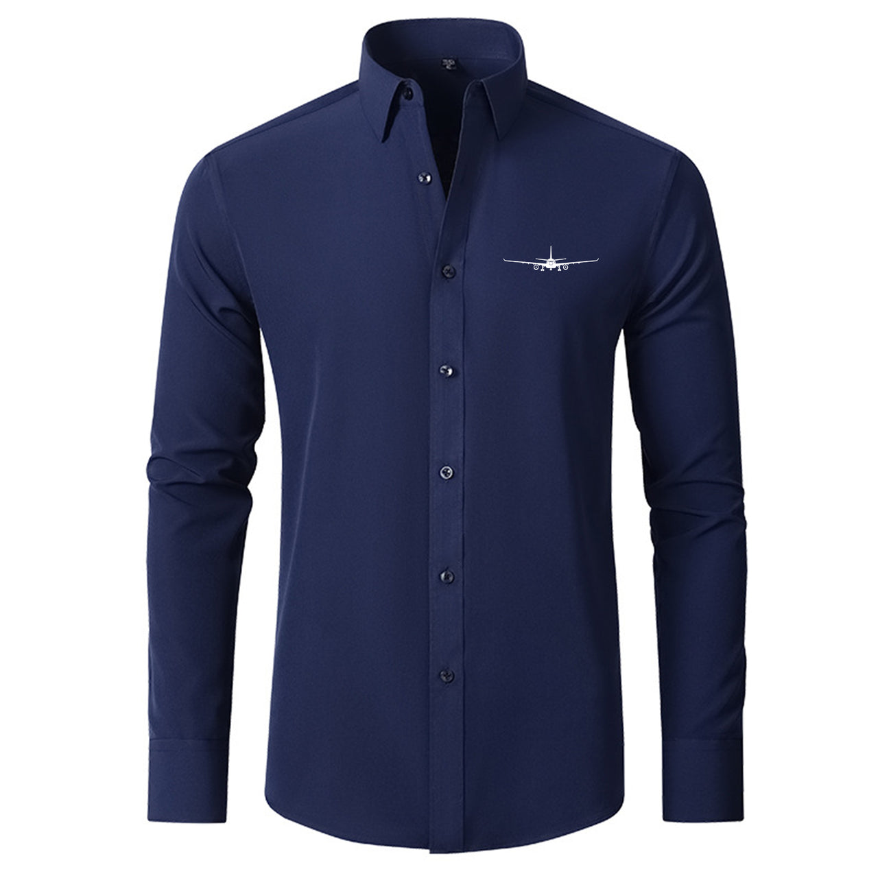 Airbus A330 Silhouette Designed Long Sleeve Shirts