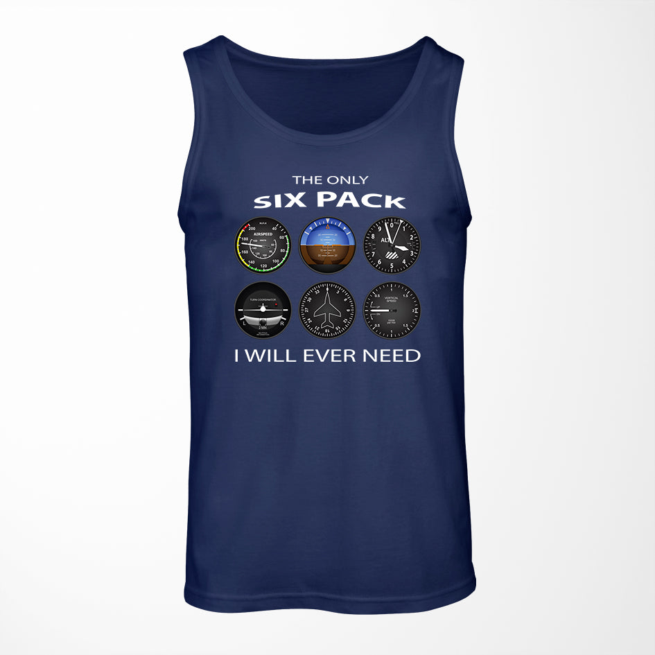 The Only Six Pack I Will Ever Need Designed Tank Tops