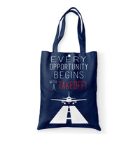 Thumbnail for Every Opportunity Designed Tote Bags