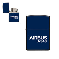 Thumbnail for Airbus A340 & Text Designed Metal Lighters