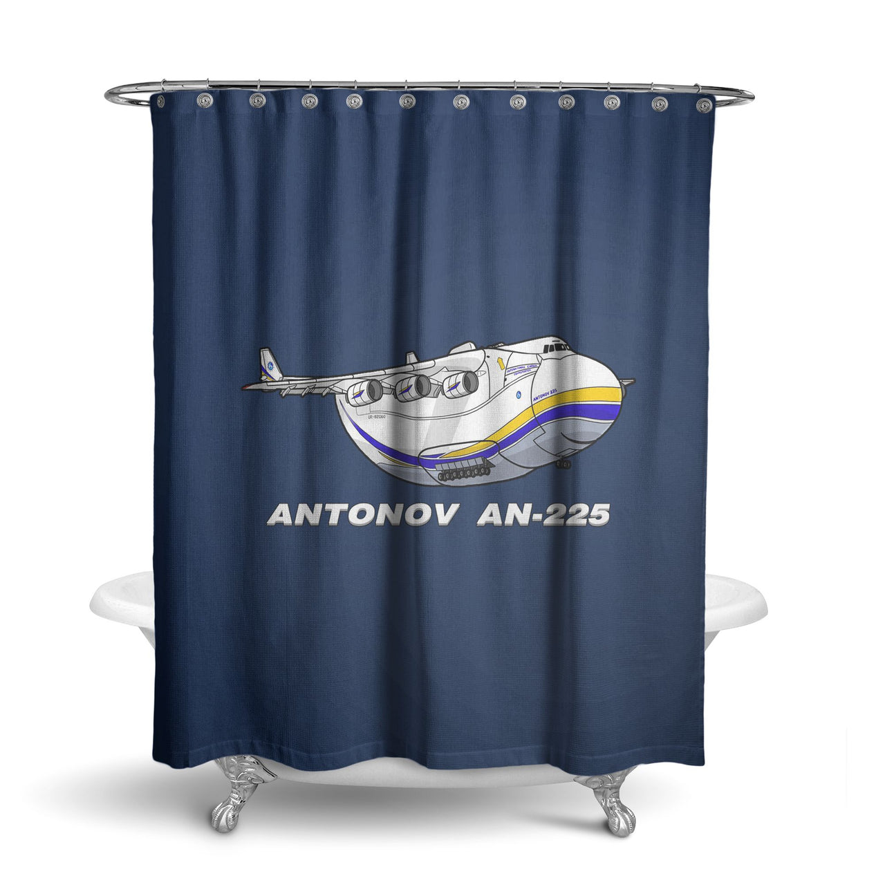Antonov AN-225 (17) Designed Shower Curtains