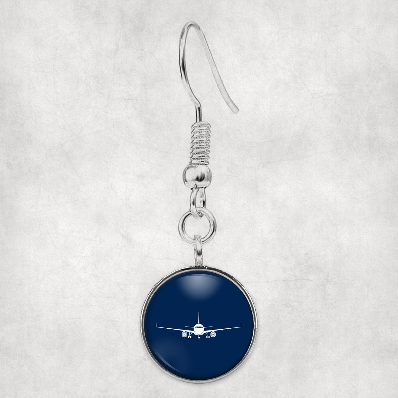Airbus A320 Silhouette Designed Earrings
