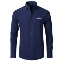 Thumbnail for Ilyushin IL-76 Silhouette Designed Long Sleeve Shirts