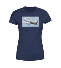 Thumbnail for Departing Airbus A350 (Original Livery) Designed Women T-Shirts