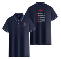 Thumbnail for In Aviation Designed Stylish Polo T-Shirts (Double-Side)