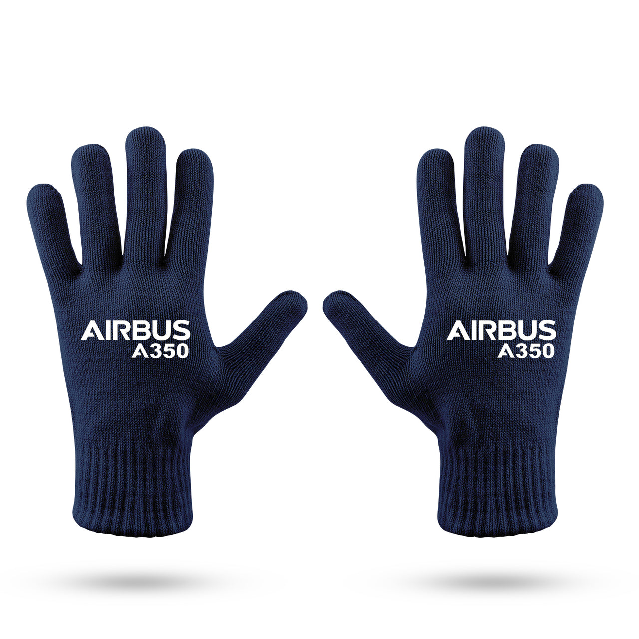 Airbus A350 & Text Designed Gloves