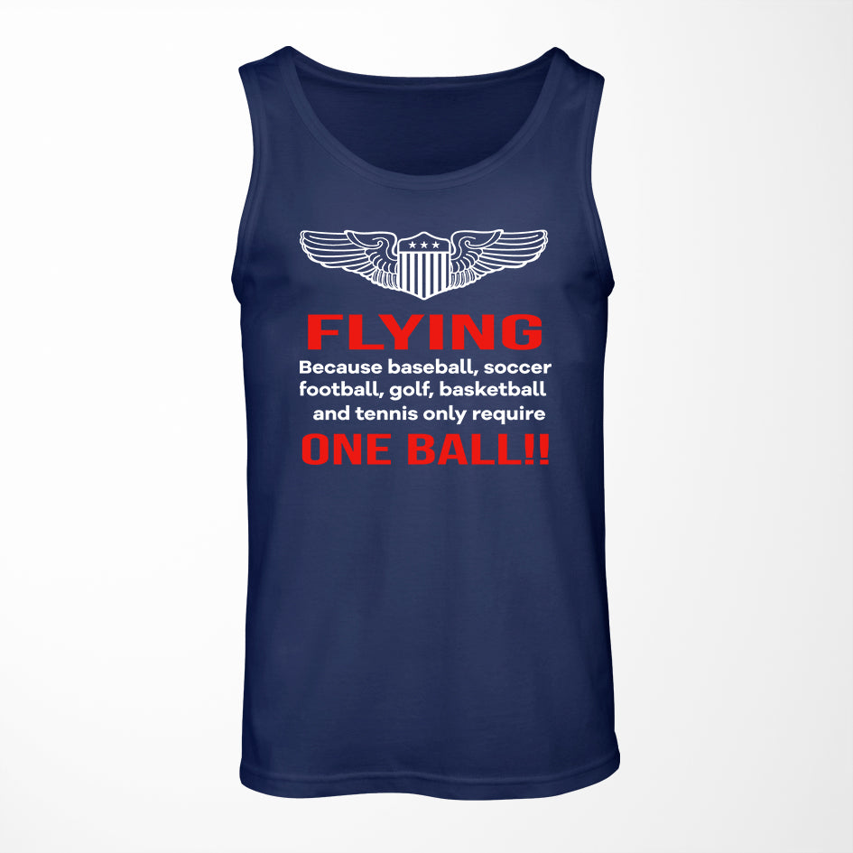 Flying One Ball Designed Tank Tops