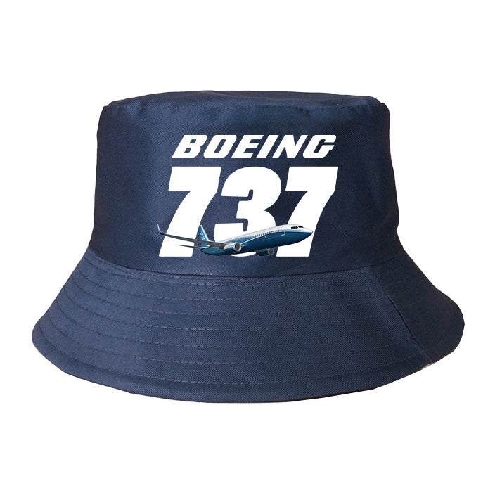Super Boeing 737+Text Designed Summer & Stylish Hats