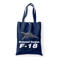 Thumbnail for The McDonnell Douglas F18 Designed Tote Bags