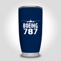 Thumbnail for Boeing 787 & Plane Designed Tumbler Travel Mugs