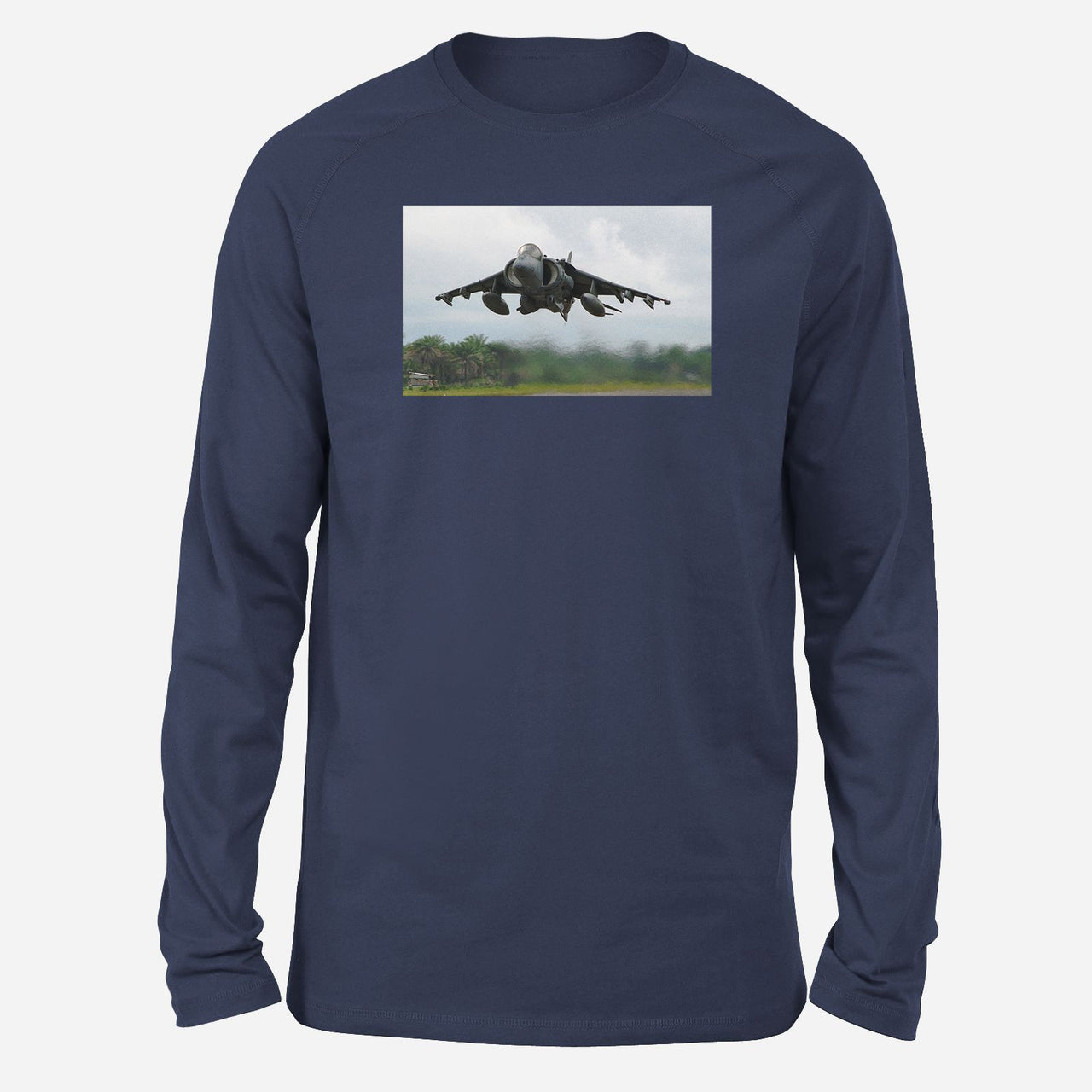Departing Super Fighter Jet Designed Long-Sleeve T-Shirts