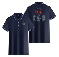 Thumbnail for Aviation Alphabet 3 Designed Stylish Polo T-Shirts (Double-Side)